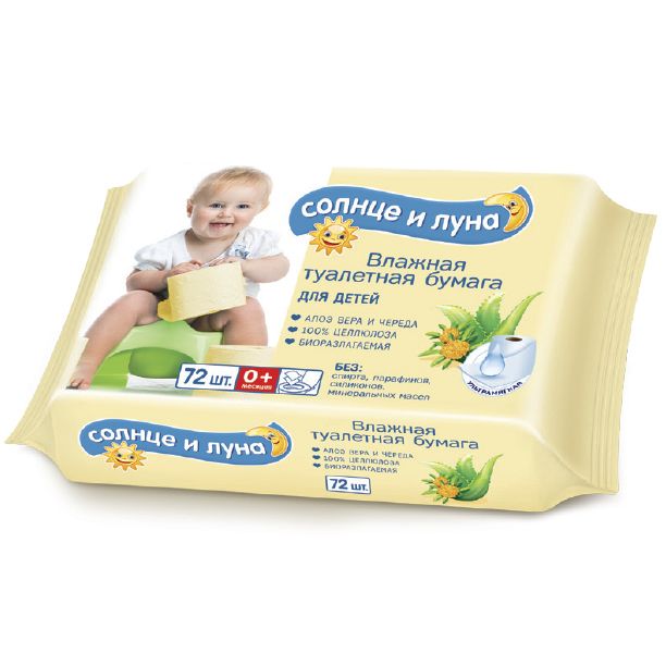 Влажная туалетная бумага